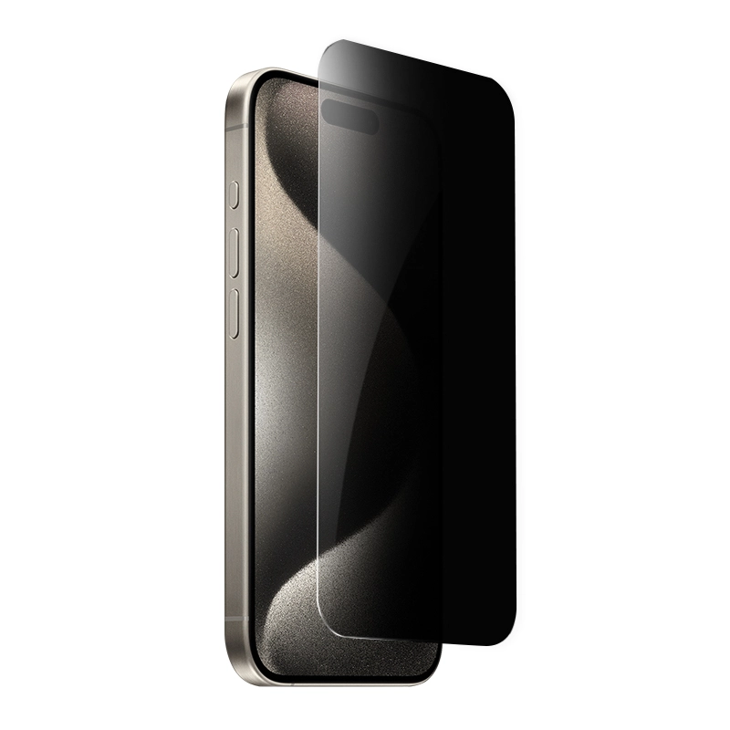 2.5D 2 way privacy tempered glass screen protector